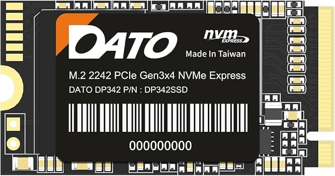 DATO M.2 2242 SSD 512GB, PCIe Gen3 x4 NVMe 1.3 Internal Solid State Drive, Up to 2500/1700 MB/s, DP342 Series على Amazon.ae - متتبع الأسعار