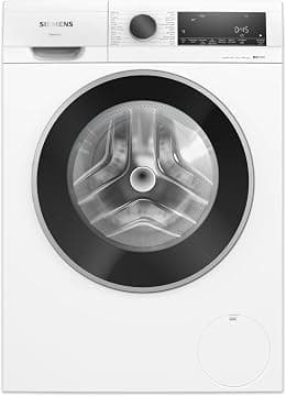 Siemens غسالة IQ 300 WG44A100GC تحميل أمامي مع 9 كجم 1400 دورة في الدقيقة، إزالة البقع، أبيض، هندسة ألمانية - دليلك لأفضل العروض