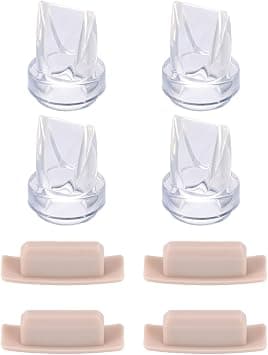 4pcs Replacement Valves & 4pcs Spout Caps for eufy Wearable Breast Pump E10/S1/S1 Pro, Soft Silicone Duckbill Valves Breast Pump Parts BPA-Free Replacement Accessories Kit on Amazon.ae - Price Tracker