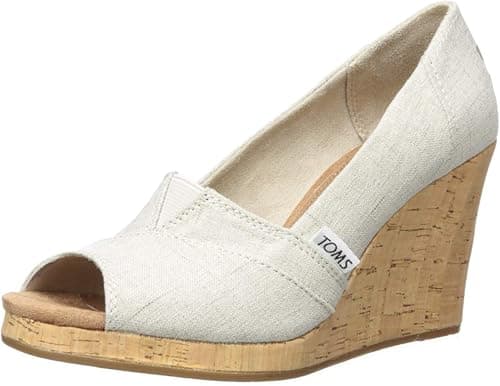 TOMS Classic Wedge womens Wedge Sandal على Amazon.ae - متتبع الأسعار