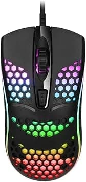 Wired Cable Gaming breathing LED Back Light Optical Mouse USB Computer Hollowed out Mice Laptop And Desktop 4D PC Mouse For home And Office Use (Black) on Amazon - Best Deal Finder
