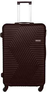 Lightweight Carry On Luggage Trolley - Hardshell Hand Carry Spinner Suitcase for Travel | ABS CarryOn Luggage with 4 Spinner Wheels (20 Inch (51 cm), Brown) on Amazon.ae - Price Tracker