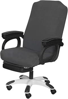 SARAFLORA Office Chair Cover- Medium, Grey- Removable Computer Chair Cover for Office Chair with Zipper for Universal Rotating Chair Desk Chair Cover Chair Seat Washable Protector for Pets - Amazon.ae Price Tracker