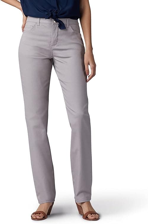 Lee womens Instantly Slims Classic Relaxed Fit Monroe Straight Leg Jean Jeans on Amazon.ae - Price Tracker