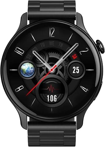 OTTETO WATCH4 BLACK Watch4 Classic Smart Watch, Rotating Bezel, Health Monitoring, Fitness Tracker, Bluetooth, 42mm, Black (UK Version) on Amazon.ae - Price Tracker