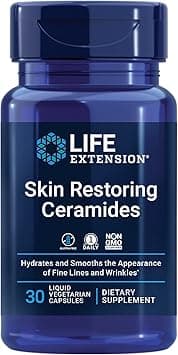 Life Extension Skin Restoring Ceramides - Promotes Hydration & Encourages Healthy Ceramide Levels in Skin - Once-Daily Oral Supplement - Non-GMO, Gluten-Free – 30 Liquid Vegetarian Capsules on Amazon.ae - Price Tracker
