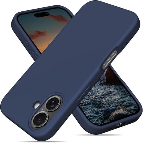 Case Compatible with iPhone 16 Plus, Liquid Soft Silicone iPhone 16 Plus Cover with Inside Microfiber Lining Shockproof Gel Rubber Phone Case 6.7 inch (Navy Blue, iP 16 Plus) on Amazon.ae - Price Tracker