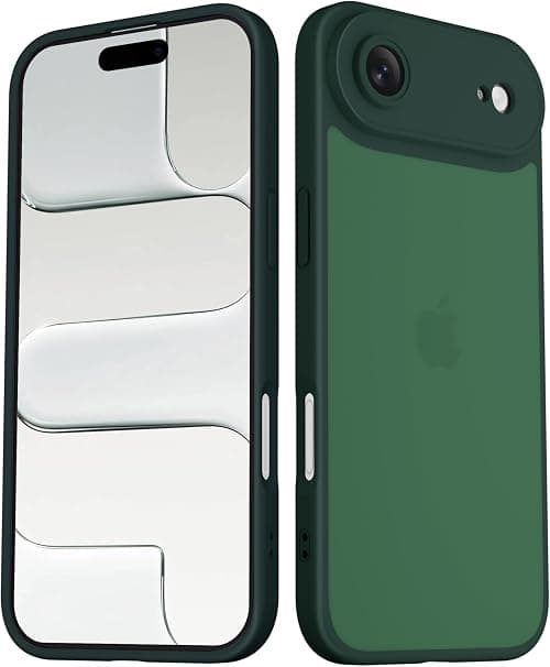 Mootobo Designed for iPhone 17 Air Case with Camera Lens Full Cover Protection, 10FT Military Grade Drop Protection Phone Case with Anti-Fingerprint Matte Back 6.5 inch - Deepgreen on Amazon.ae - Price Tracker