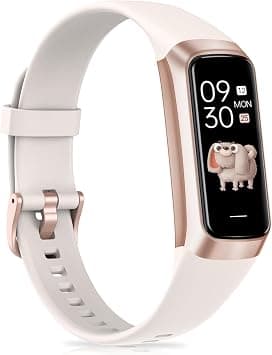 Fitness Tracker with Heart Rate Monitor, Step Counter, Sleep Monitor, Calorie Tracking, Activity Tracker with 1.1" AMOLED Touch Color Screen, Waterproof Step Tracker for Android iPhones Women Men Kids on Amazon.ae - Price Tracker
