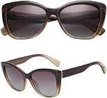 PolarSpex Cat Eye Sunglasses for Women - Trendy & Polarized Oversized Womens Sunglasses - Fashionable Shades for Women - Best Deal Finder
