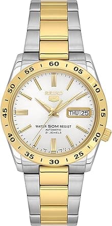 Seiko Men's Automatic Watch With Analog Display And Stainless Steel Strap Snke04J1, Silver on Amazon.ae - Price Tracker