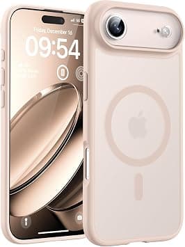 TOCOL Magnetic for iPhone Air Case, Compatible with MagSafe, Full Camera Protection, Built-in Magnets, Drop Protection Shockproof Slim Translucent Matte Phone Case for iPhone 17 Air (Desert) على Amazon.ae - متتبع الأسعار