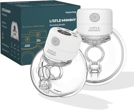 LITTLE MOMMY Hands-free Double Electric Breast Pump, Wearable Upgraded Seal Design, Touch Control LED Display Electric Breast Pump Portable Low Noise, 2 Modes & 9 Levels Suction, 24MM Flanges on Amazon.ae - Price Tracker