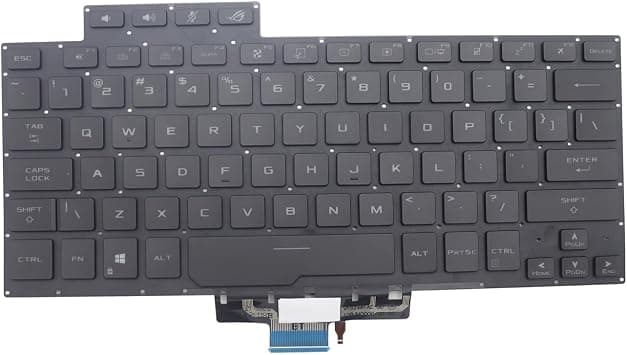 New Replacement Laptop Keyboard for ASUS ROG Zephyrus G14 GA401 GA401U GA401M GA401I GA401IU GA401IV 8037B0169701 0KNR0-2618US00-US Backlit US على Amazon.ae - متتبع الأسعار