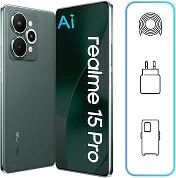 realme 15 Pro 5G AI Dual SIM Triple 50M Camera| Al Edit Genie| 7000mAh battery| 80W charge| 144Hz HyperGlow 4D Curve+ Display|12GB RAM 512GB Velvet Green- Middle East Version on Amazon.ae - Price Tracker