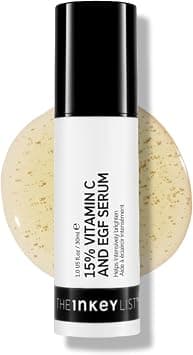 The INKEY List 15% Vitamin C and EGF Serum Helps to Intensively Brighten All Skin Types 30ml - Best Deal Finder