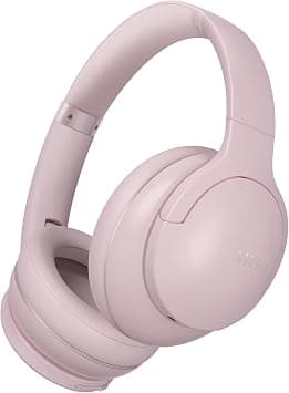 DOQAUS Bluetooth Headphones Over Ear, Bluetooth 5.3 Wireless Headphones, 90H Playtime, 3 EQ Modes, HiFi Stereo Headphones Wireless with Microphone, Soft Earpad Foldable Headphones for Phone/PC(Pink) على Amazon.ae - متتبع الأسعار