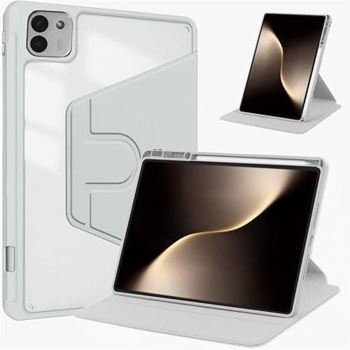 Vurtboly Hybrid Case Compatible with Honor Magic Pad 3 13.3" 2025 Cover, Clear Acrylic Multi-Angle Hard PC Case with Pen Holder Protective Stand Cover Compatible with Honor Magic Pad 3 13.3" (Grey) on Amazon.ae - Price Tracker