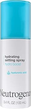 Neutrogena Hydro Boost Hydrating Makeup Setting Spray with Hyaluronic Acid, Longwear Makeup Setting Facial Mist for Smooth, Glowing, Dewy Skin, Non-Comedogenic & Hypoallergenic, 3.4 fl. oz on Amazon.ae - Price Tracker