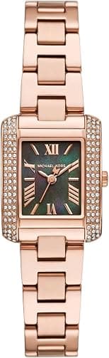 Michael Kors Emery Women's Watch, 22mm Quartz Three Hand Movement with Stainless Steel Strap - Best Deal Finder