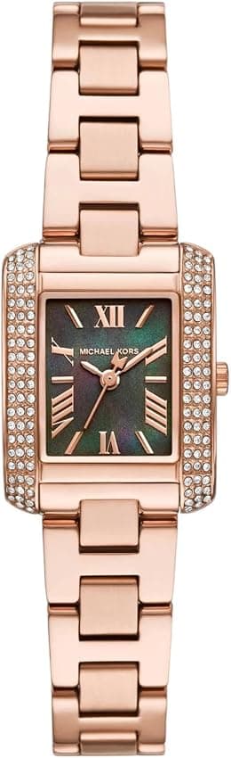 Michael Kors Emery Women's Watch, 22mm Quartz Three Hand Movement with Stainless Steel Strap - Best Deal Finder