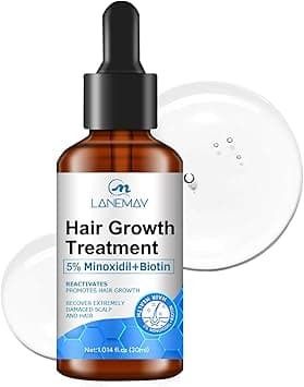 Minoxidil Hair Growth Serum, Advanced Hair Fall Control Serum with Minoxidil 5%, Biotin, Rosemary & Vitamin E, Anti-Hair Loss & Strengthening - Amazon.ae Price Tracker