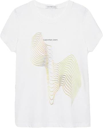 Calvin Klein Jeans girls Short Sleeves Tshirts on Amazon.ae - Price Tracker