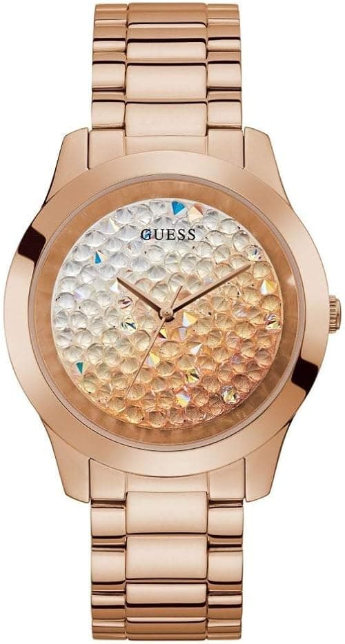 GUESS 42mm Stainless Steel Watch with Crystal Dial on Amazon.ae - Price Tracker