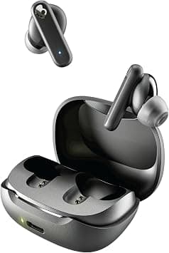 Skullcandy (Renewed) Smokin' Buds Wireless In-Ear Headphones, 20 Hours of Autonomy, 50% Renewable Plastics, Microphone, Compatible with iPhone Android and Bluetooth Devices - True Black على Amazon.ae - متتبع الأسعار