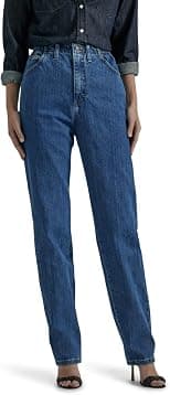 Lee Women's Relaxed-fit Side Elastic Tapered-leg Jean - Best Deal Finder