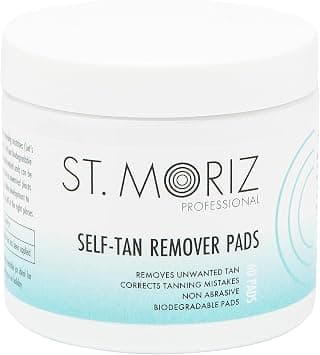 ST. MORIZ St Professional Self Tan Remover Pads | Removes Unwanted Fake Tan Instantly | Corrects Tanning Mistakes | Rapid Fake Tan Remover | Dermatologically Tested & Kind to Skin | 60 Pads - Best Deal Finder
