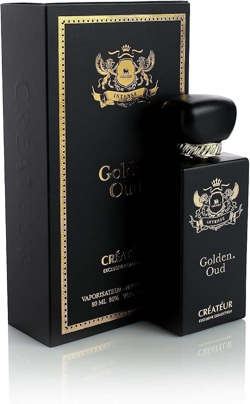 CREATEUR GOLDEN OUD Best Long Lasting Perfume Best long Lasting Fragrance 80ml على Amazon.ae - متتبع الأسعار