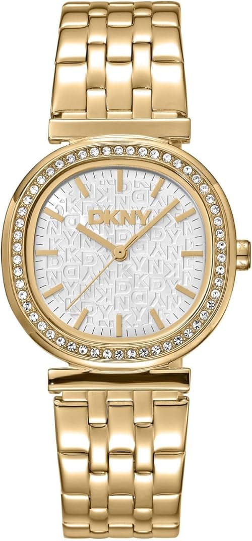DKNY DK1L083M0065 Evening Ladies Watch for Women, 30 mm Case Size, Silver/Gold on Amazon.ae - Price Tracker