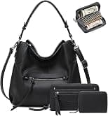 Hobo Bags for Women Handbags Purse Large Ladies Crossbody Purses Shoulder Bag Boho Designer 3pcs Set Faux Leather - Best Deal Finder