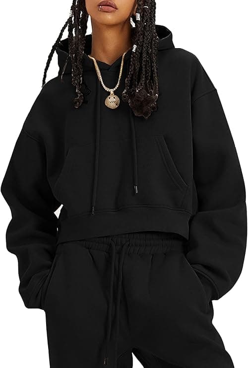 Kissonic Women's Fleece Sweatsuit Set, 2-Piece Hoodie and Sweatpants Outfit on Amazon.ae - Price Tracker