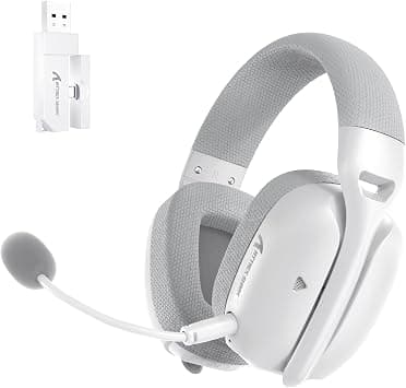 ATTACK SHARK L80PRO Wireless Gaming Headset, Adjustable Dual Mics, 3D Surround Sound, Lightweight Headset with 20ms Low Latency, 40mm Drivers,3 Modes (2.4G/Bluetooth/Wired) for PC/PS/XBOX on Amazon.ae - Price Tracker