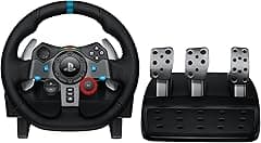Logitech G29 Driving Force Racing Wheel and Floor Pedals, Real Force Feedback, Stainless Steel Paddle Shifters, Leather Steering Wheel Cover for PS5 Pro, PS5, PS4, PC, Mac - Black - UAE Version - Amazon.ae Price Tracker