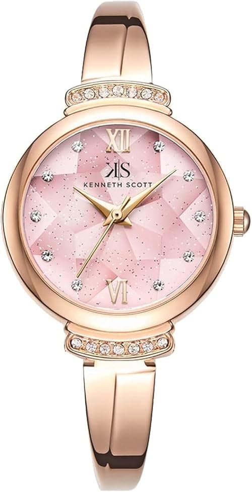Kenneth Scott Women’s Analog Casual Watch |27mm - K22522 on Amazon.ae - Price Tracker