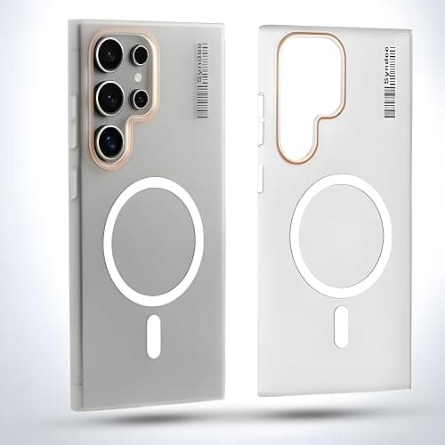 Next Store Magnetic Silicone Case For Samsung Galaxy S25 Ultra 6.9-Inch Soft Touch Shockproof Protection Support Wireless Charging Slim Lightweight Cover. (Clear) on Amazon.ae - Price Tracker