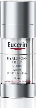 Eucerin Hyaluron Filler Anti-Aging Night Peeling & Moisturizing Serum for Face with Hyaluronic Acid, Plumps up Deep Wrinkles, Exfoliates and Refines Texture for All Skin Types, 30ml - Amazon.ae Price Tracker