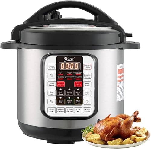 Wtrtr 6 L Electric Pressure Cooker. Instant Cooking,1 year warranty (6L) on Amazon.ae - Price Tracker
