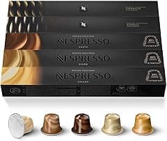 Nespresso Original - Assortment Barista Creations 50 Capsules 10X Chiaro, Scuro, Corto, Vaniglia, Caramello (Pack Of 5 Sleeves (50 Capsules)) - Amazon.ae Price Tracker