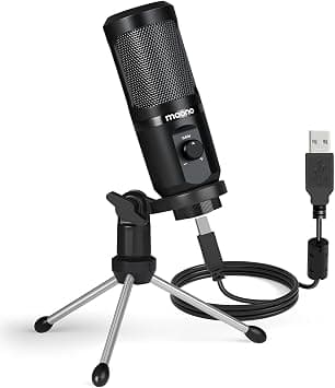 MAONO USB Microphone with Mic Gain,192Khz/24Bit Podcast PC Computer Condenser Mic for Recording Gaming Streaming Youtube PM461TR on Amazon.ae - Price Tracker