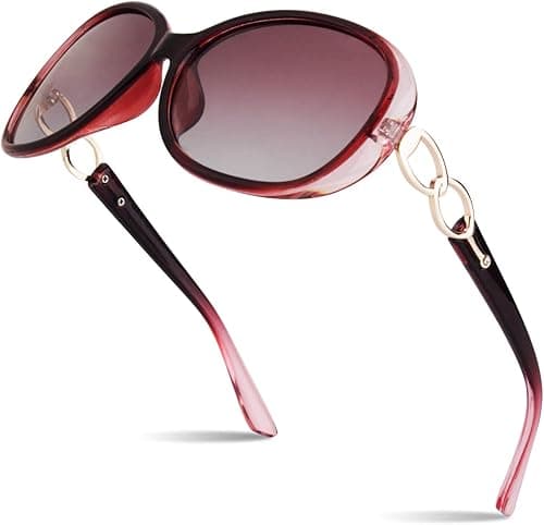 Polarized Sunglasses for Women Oversized Sun Glasses Fashion Shades SUNIER S85 on Amazon.ae - Price Tracker