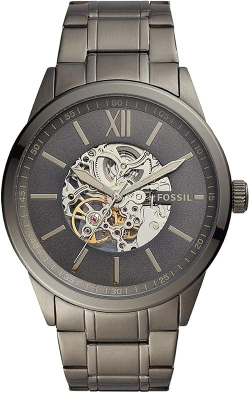 Fossil MENS 48MM FLYNN STAINLESS STEEL WATCH BQ2384, GUNMETAL on Amazon.ae - Price Tracker