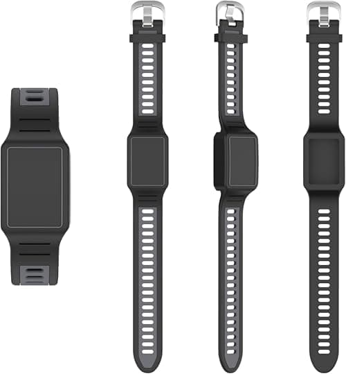 Silicone Strap Compatible with Amazfit Helio Strap Fitness Bands - Waterproof Sweatproof, 360° Shockproof Protection على Amazon.ae - متتبع الأسعار