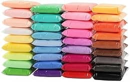 36 Color Non-Toxic Air Dry Clay Set for Kids – Soft, Lightweight Magic Clay for Creative DIY Crafts and Modeling Fun - Best Deal Finder