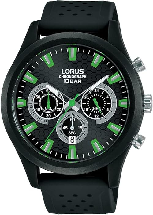 Lorus Watch Chronograph Man Sport trendy code RT371JX9, strap, strap on Amazon.ae - Price Tracker