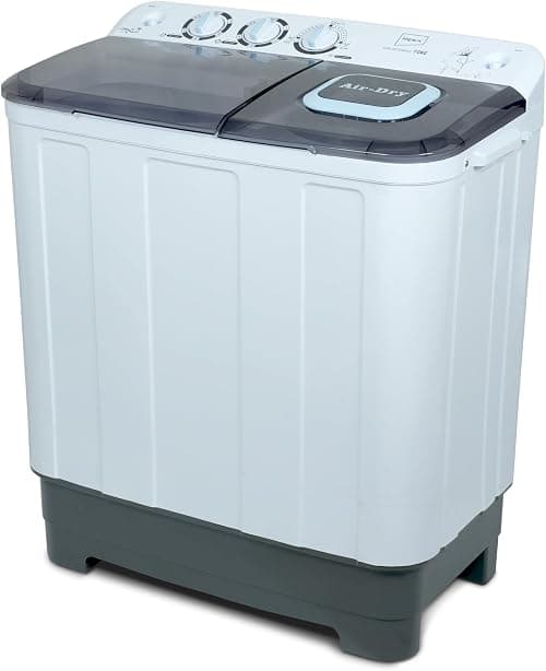 Impex WM 4204 7 Kg Semi Automatic Washing Machine with Transparent Window View Air Turbo 5 Kg Spin Capacity Temperature Resistance Wash Buzzer Soack Function(White & Gray) on Amazon.ae - Price Tracker