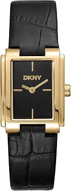 DKNY DK1L121L0025 Everyday Analogue Wrist Watch for Women, 23 mm Case Size, Gold/Black on Amazon.ae - Price Tracker